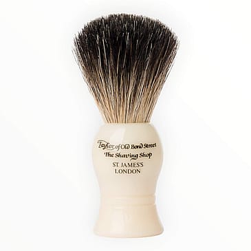 Taylor Of Old Bond Street Barberkost 9.5 cm, Str. S Ivory, Pure Badger