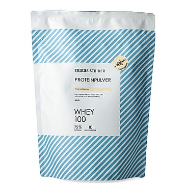 Matas Striber Whey 100 Proteinpulver Vanilje/ 300 g