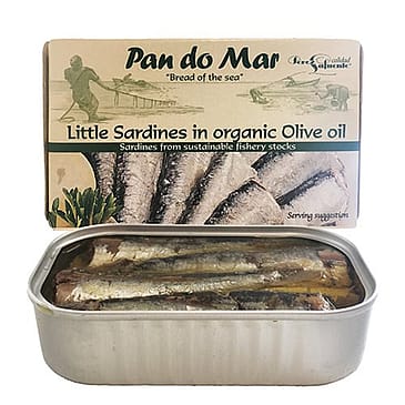 Biogan Små sardiner i olivenolie 100 g