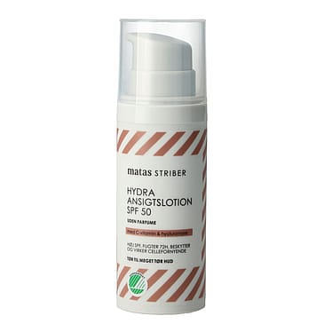 Matas Striber Hydra Ansigtslotion SPF 50 Uden Parfume 50 ml