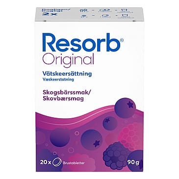 Resorb Original Skovbær 2 x 10 stk.