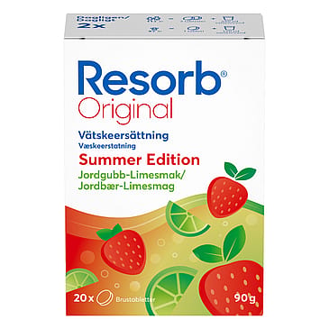 Resorb Original 20 stk Jordbær-Lime