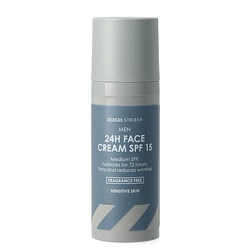 Matas Striber Men 24H Face Cream SPF15 til Sensitiv Hud 50 ml