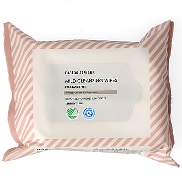 Matas Striber Mild Cleansing Wipes Fragrance Free 25 pcs