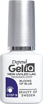 Depend Gel iQ Polish, Step 3 Blocks of Blue
