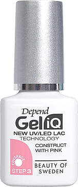Depend Gel iQ Polish, Step 3 Construct With Pink