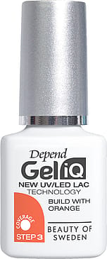 Depend Gel iQ Polish, Step 3 Build With Orange