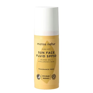 Matas Natur Sun Face Fluid SPF 50 Uden Parfume 50 ml