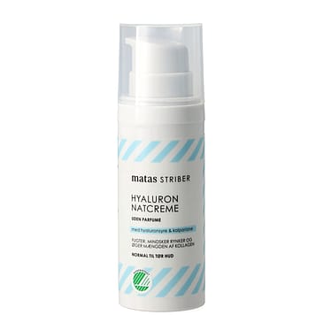 Matas Striber Hyaluron Natcreme Uden Parfume 50 ml