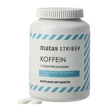 Matas Striber Koffeintabletter 200 stk