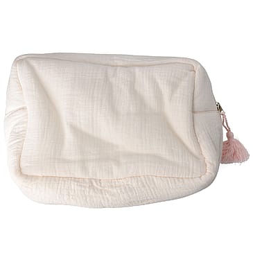 M.COSMETICS Muslin Beauty Bag Rose 27x12x16 cm