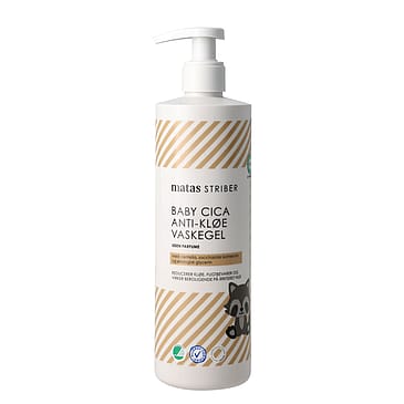 Matas Striber Baby CICA Anti-Kløe Bad Vaskegel Uden Parfume 400 ml
