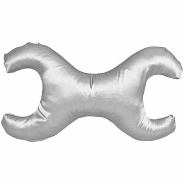 Save My Face La Petite Lille Pude M. 100% Silkebetræk Silver