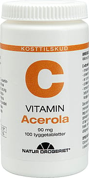 Natur Drogeriet Acerola med C-Vitamin 100 tabl.