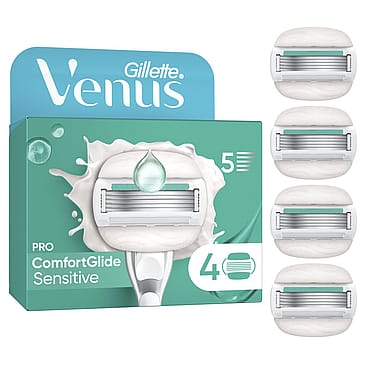 Gillette Venus Pro Comfortglide Sensitive Barberblade 4ct
