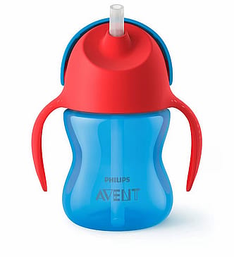 Philips Avent Sugerørskop Drypfri Blå/rød 200 ml