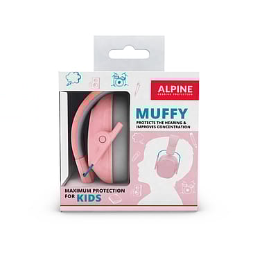 Alpine Hearing Protection Høreværn Muffy Kids Pink