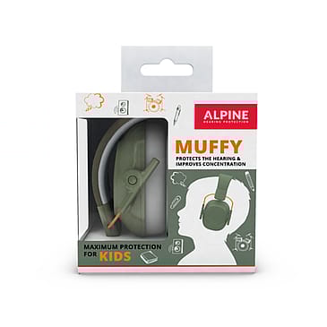 Alpine Hearing Protection Høreværn Muffy Kids Green