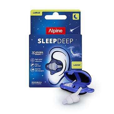 Alpine Hearing Protection Ørepropper SleepDeep Regular 2 stk