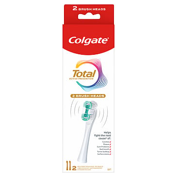 Colgate Batteri Total refill 2 stk