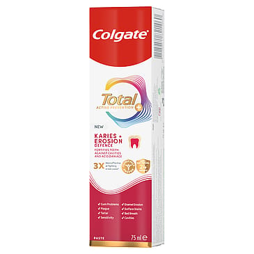 Colgate Tandpasta Total Active Prevention Karies + Erosion Defence 75 ml