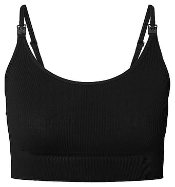 Noppies Mira seamless nursing rib top P090 Black XL\XXL