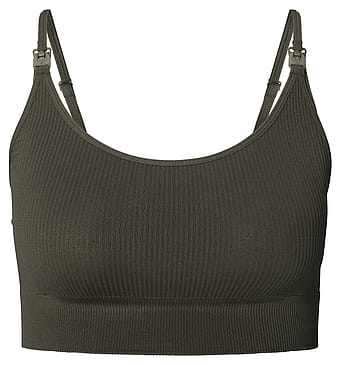 Noppies Mira seamless nursing rib top P627 Olive XL\XXL