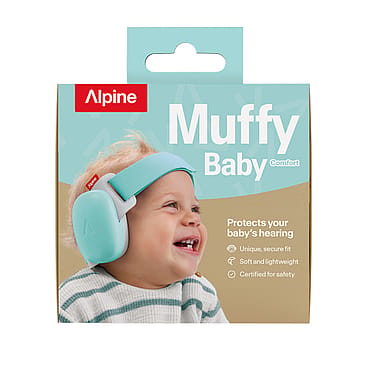 Alpine Hearing Protection Høreværn Muffy Baby Fresh Aqua