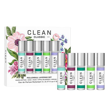 Clean Gift Set Spring Layering Collection EdP Gift Box 5 x 5 ml