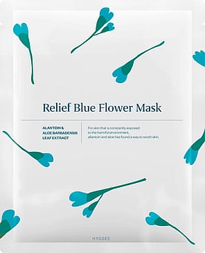 Hyggee Relief Blue Flower Mask Relief Blue Flower Mask