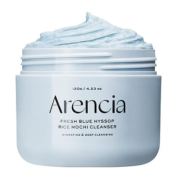 Arencia Fresh Blue Hyssop Rice Mochi Cleanser 120 g