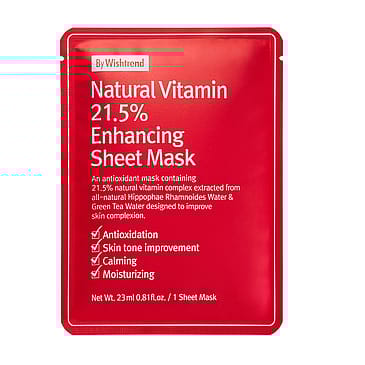 By Wishtrend Natural Vitamin 21,5% Enhancing Sheet Mask Natural Vitamin 21,5% Enhancing Sheet Mask