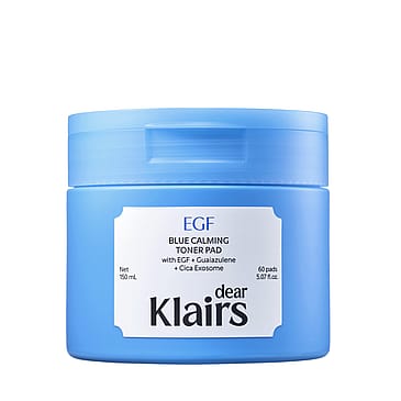 KLAIRS EGF Blue Calming Toner Pad 60 pcs
