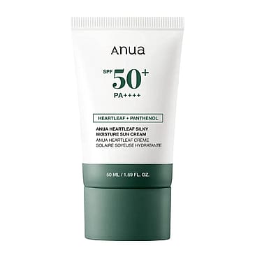 Anua Heartleaf Silky Moisture Sun Cream SPF 50 50 ml