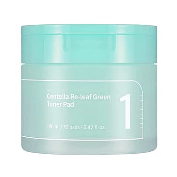 Numbuzin Centella Re-Leaf Green Toner Pad 70 pads