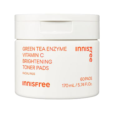 Innisfree Green Tea Vitamin C Brightening Toner Pads 60 ml