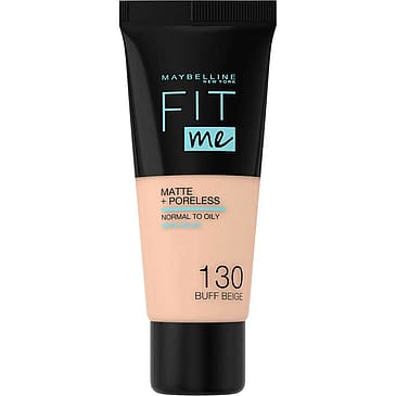 Maybelline New York Fit Me Matte + Poreless Foundation 130 Buff Beige