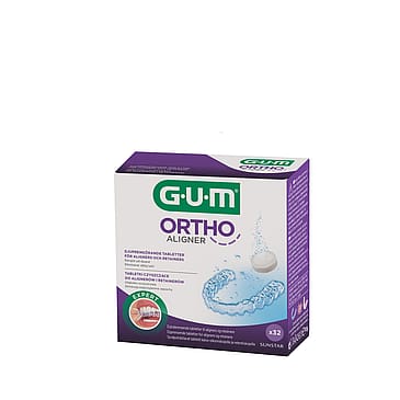 GUM Ortho Aligner Rensetabletter 32 pcs