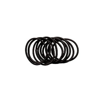 KICKS Beauty Hair Elastics Black 10 pcs