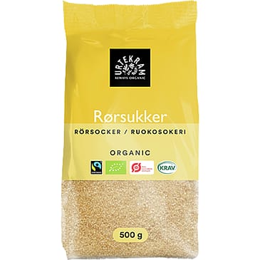Urtekram Rørsukker Fairtrade  Ø 500 g