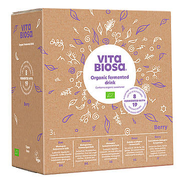 Vita Biosa Fermenteret Drik med Mælkesyrebakterier Bær Ø 3 l