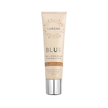 Lumene Blur 16H Longwear SPF15 Foundation 5 Deep Tan
