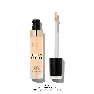 Milani Conceal + Perfect Long-Wear Concealer 135 Medium Beige