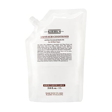 Kiehl’s Amino Acid Conditioner with Pure Coconut Oil Refill Pouch 1000 ml, Refill
