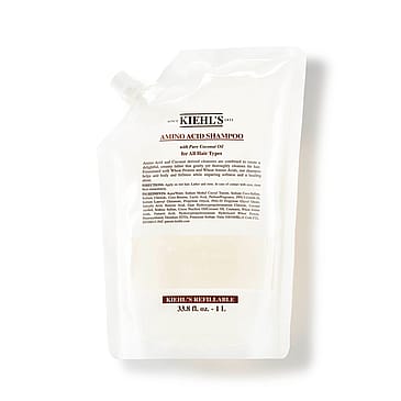 Kiehl’s Amino Acid Shampoo with Pure Coconut Oil Refill Pouch 1000 ml, Refill