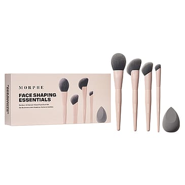Morphe Shaping Essentials Bamboo & Charcoal Infused Face Brush Set