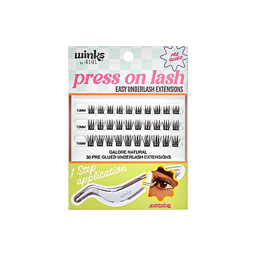 Ardell Winks Pre-Glued Press On Underlash Extensions Galore Natural
