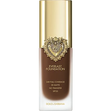 Dolce & Gabbana Everlast Foundation 24H Full Coverage 3D Matte No Transfer SPF20 38C Deep