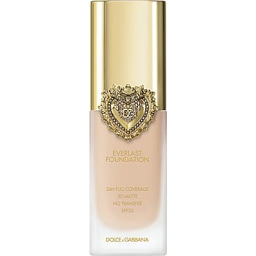 Dolce & Gabbana Everlast Foundation 24H Full Coverage 3D Matte No Transfer SPF20 7N Light