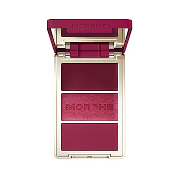 Morphe Cheek Thrills Multi-Finish Face Trio Wine & Dine
